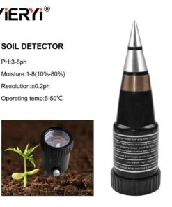 Đo độ ẩm và pH đất 5