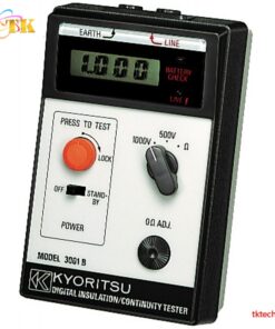 Alternative view of Đồng hồ đo điện trở cách điện Kyoritsu 3001B
