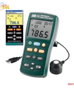 Máy đo năng lượng mặt trời ghi dữ liệu Tes 132