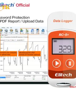 Nhiệt kế tự ghi Elitech RC-5+ phân tích
