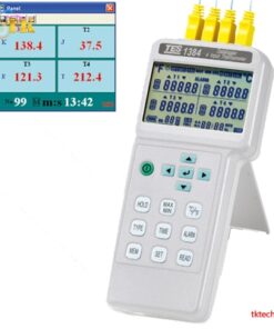 Máy ghi dữ liệu/ đo nhiệt 4 kênh TES-1384