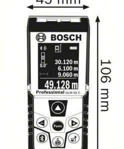 Kích thước Máy đo khoảng cách Bosch GLM 50 C