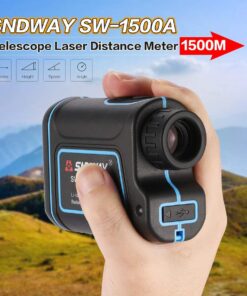 trên tay Ống nhòm đo khoảng cách SNDWAY SW-1500A
