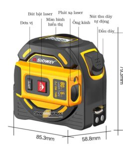 Cách sử dụng Thước dây Laser đo khoảng cách SNDWAY SW-TM40