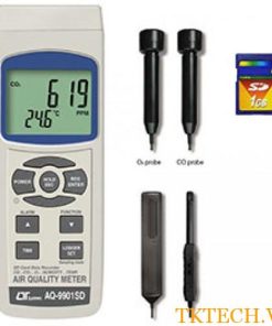 Máy đo nhiệt độ, độ ẩm và nồng độ CO2,O2,CO Lutron AQ-9901SD