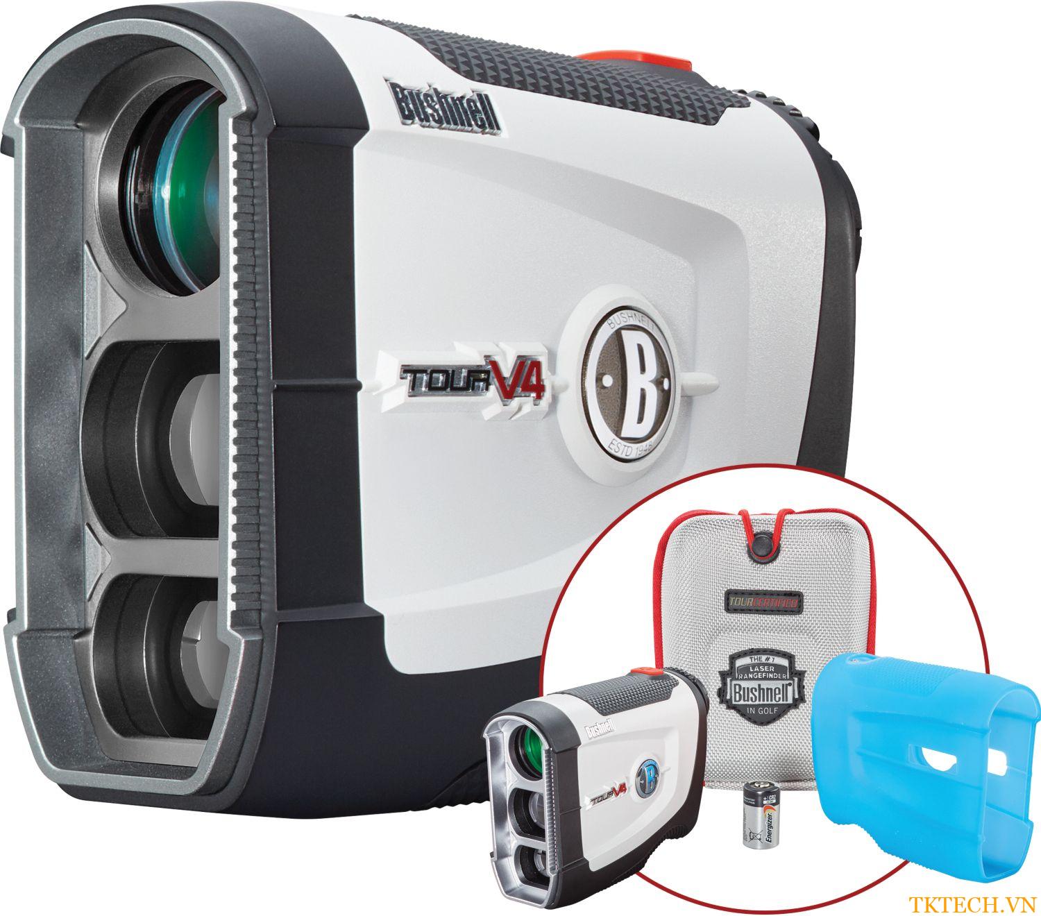 Ống nhòm đo khoảng cách Bushnell Tour v4 Patriot (1000m) TKTECH Co., LTD