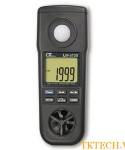 Máy đo tốc độ gió, ánh sáng, độ ẩm, nhiệt độ môi trường Lutron LM-8000