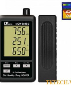 Máy đo nhiệt độ, độ ẩm và nồng độ CO2 Lutron MCH-383SD