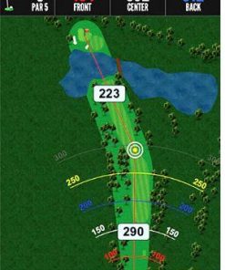 Ứng dụng Đồng hồ hiển thị khoảng cách chơi golf Bushnell Excel GPS