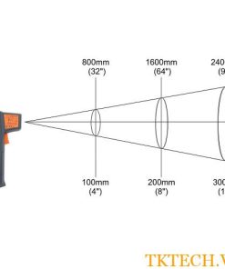Nhiệt kế laser kỹ thuật số Elcometer 214L IR