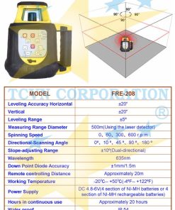 Máy đo laser xoay TCVN FRE-208