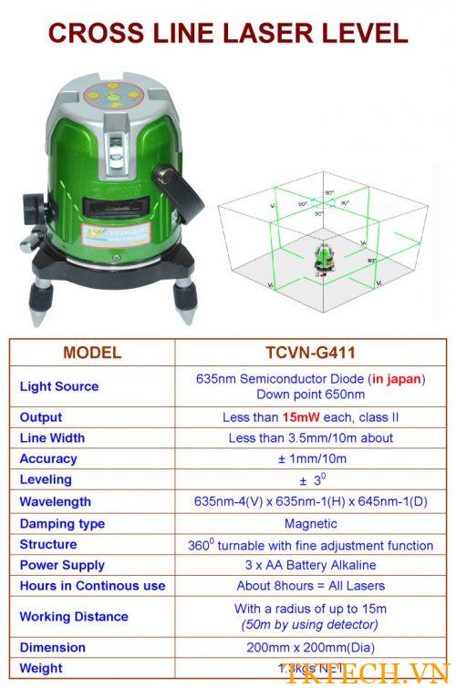 Máy quét Laser TCVN-G411