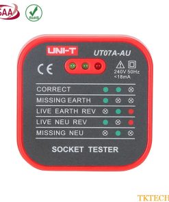 Thiết bị kiểm tra ổ cắm Uni-T UT07A-AU: Socket Tester